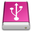 Drive Pink (USB) icon